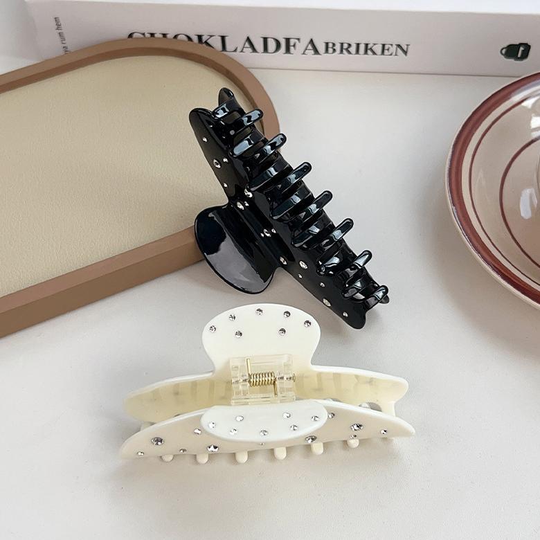 1 Piece Simple Series Classic Solid Color Acrylic Women's Hair Claws Picture6