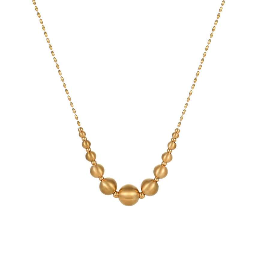 1 Piece Geometric Stainless Steel Gold Color Pendant Necklace Picture3
