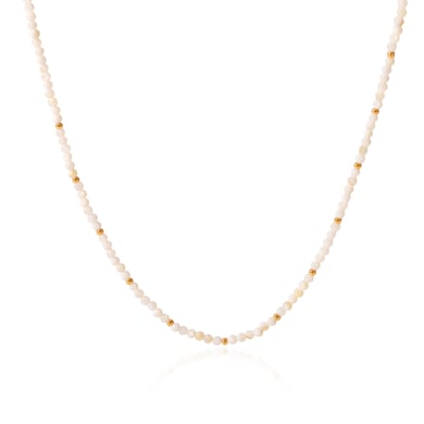 1 Paar Simple Series Daily Beads Edelstahl-Perlenketten für Damen h5 