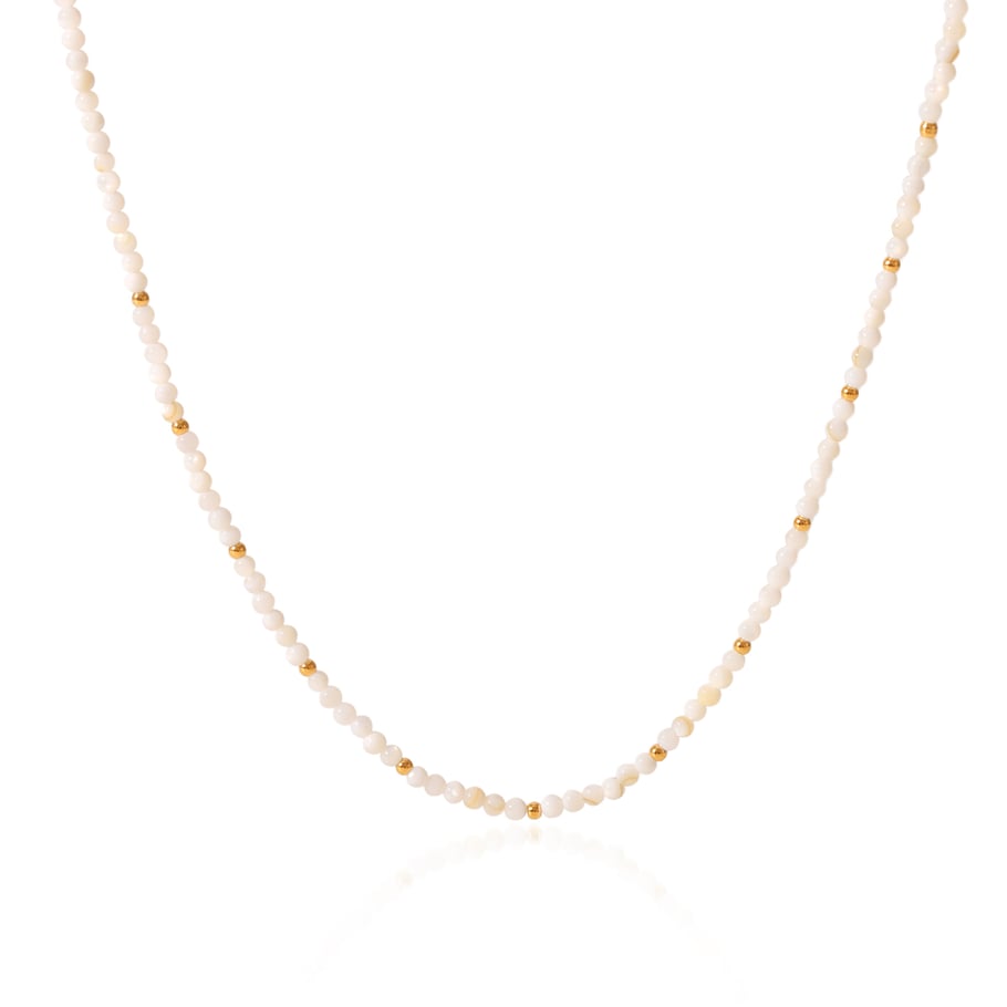 1 Paar Simple Series Daily Beads Edelstahl-Perlenketten für Damen 