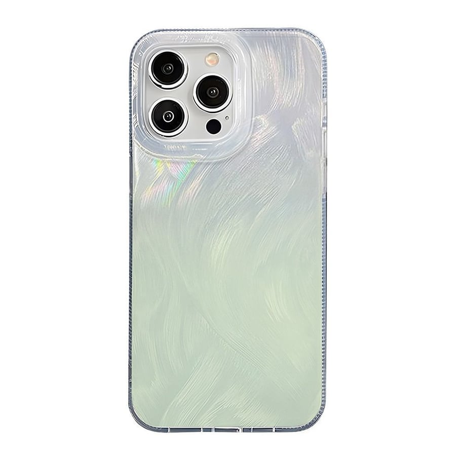 1 Pair High-grade Gradient Pearlescent Pink Phone Case Picture2