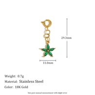 Spring Clasp E7123 Pendant - Gold Picture2