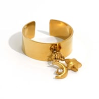 Gold color/One size/1件戒指 