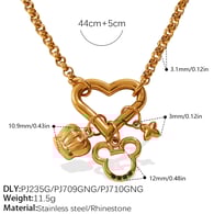 XL512G1 gold necklace Picture7