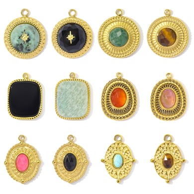 1 Piece Vintage Natural Stones Women's Pendants h5 Picture4