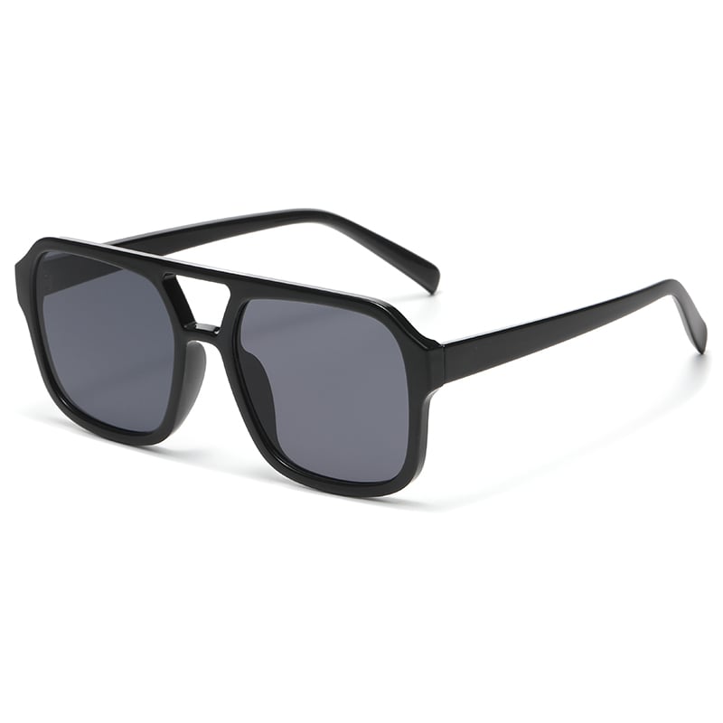 1 Pair Simple Series Daily Patchwork Unisex Sunglasses 