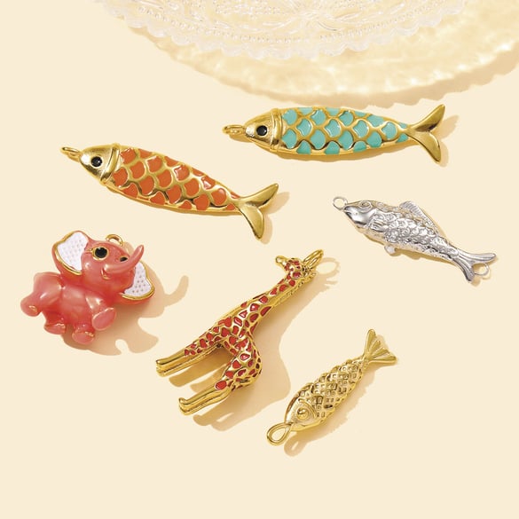 1 Piece Classic Animal Stainless Steel Women's Pendants 2