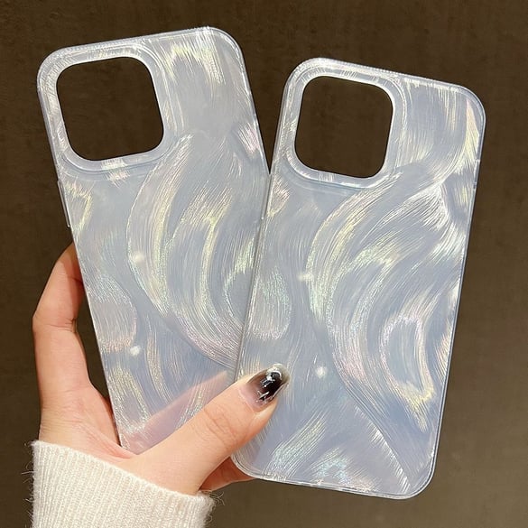 Fundas de teléfono de estilo sencillo con mezcla gradual de TPU