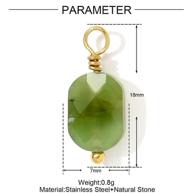 1 Piece Classic Natural Stones Women's Pendants h5 Picture2