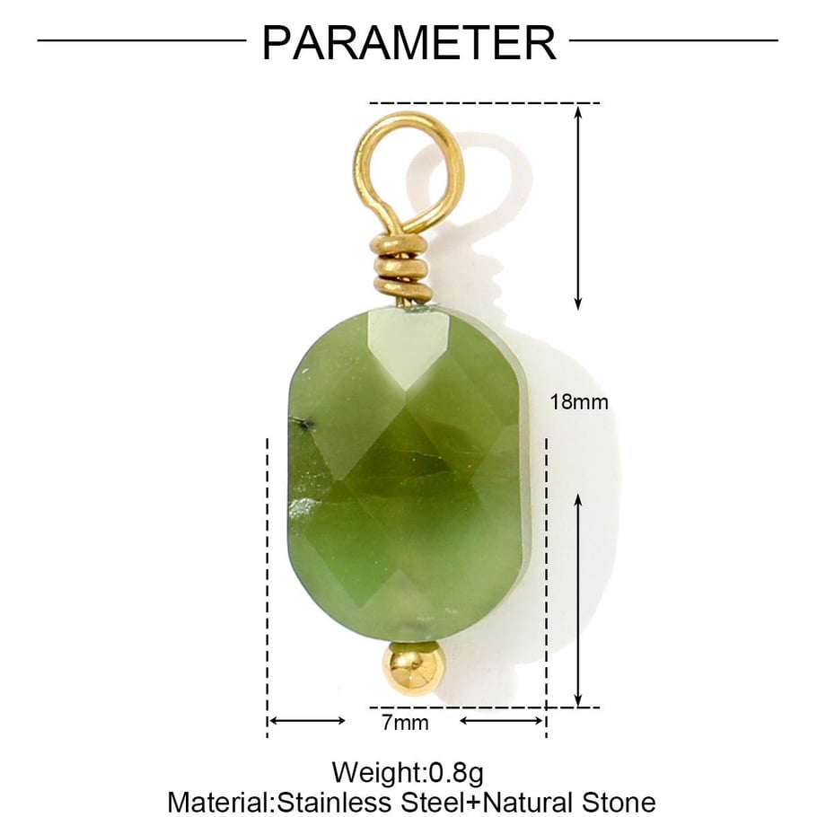 1 Piece Classic Natural Stones Women's Pendants Picture2