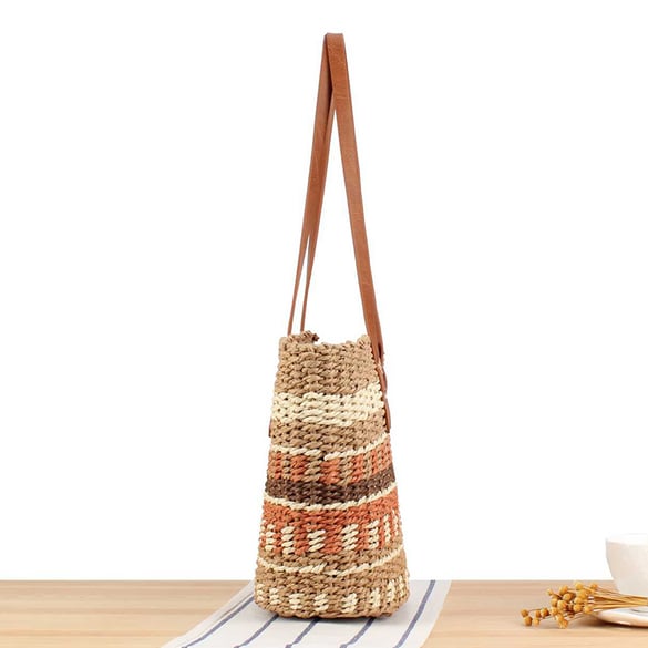 1 Stück gestreifte Handtasche 2