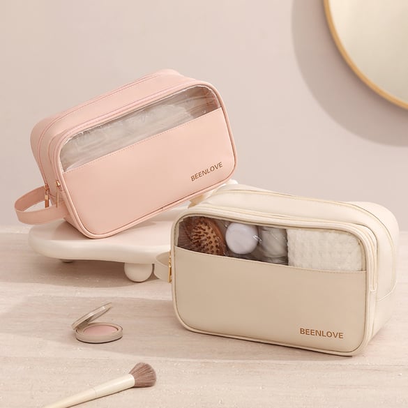 1 Pair Simple Series Simple Letter  Women's Makeup Bags