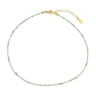 Natural stone short necklace-Green Aventurine Picture21