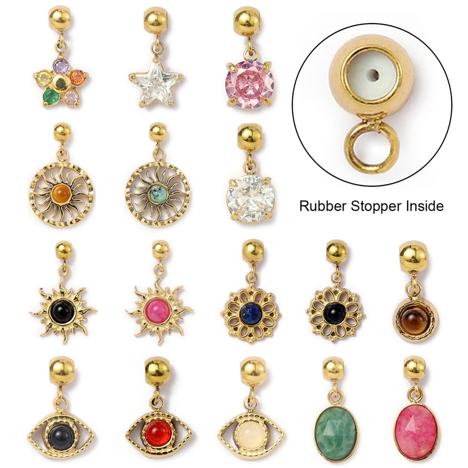 1 Piece Delicate Natural Stones Women's Pendants Picture4