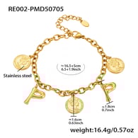 RE002-P Gold DIY Bracelet 16+5cm Picture12