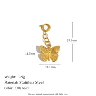 Spring Clasp N2586 Pendant - Gold Picture12