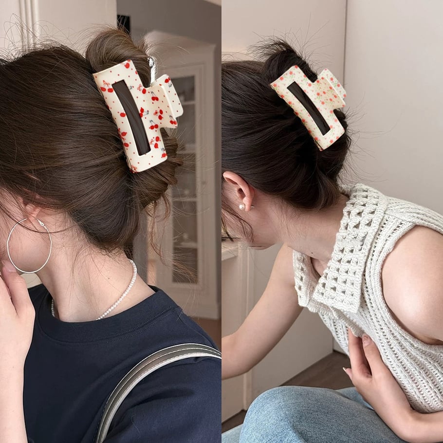 1 Piece Romantic Flower Acrylic Women's Hair Claws Picture4