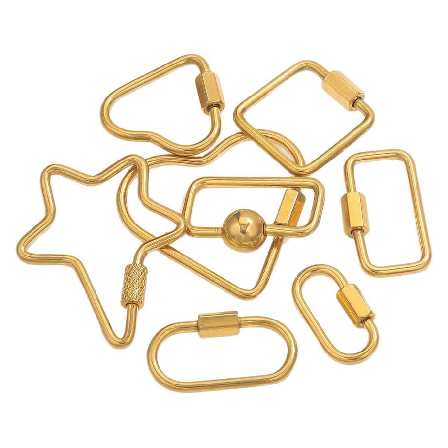 1 Piece DIY Star Shape Stainless Steel Jewelry Closures h5Picture6