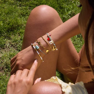 1 stuk ontwerpbare donutvormige damesarmband van roestvrij staal met bedel h5 Afbeelding4