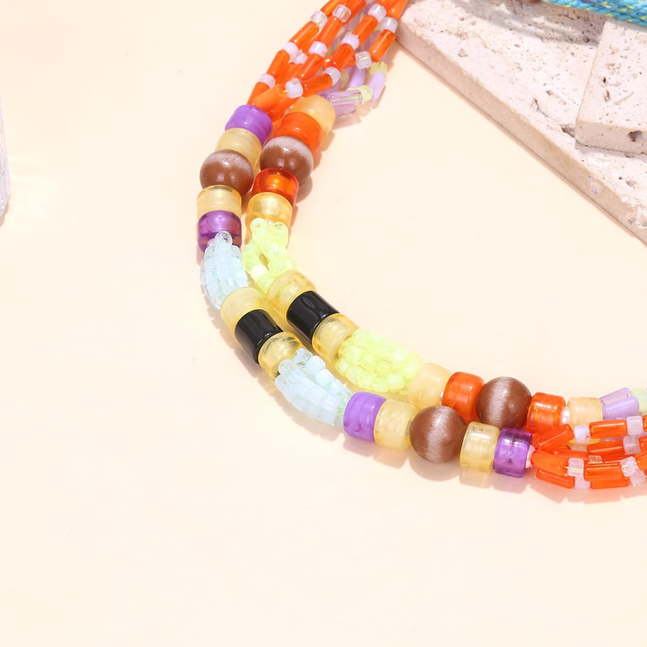 1 stuk kleurrijke kralenketting Afbeelding5