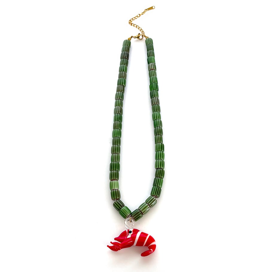 Collana di perline a forma di pesce, 1 pezzo 