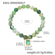 E661-Green Bracelet 18cm Picture2