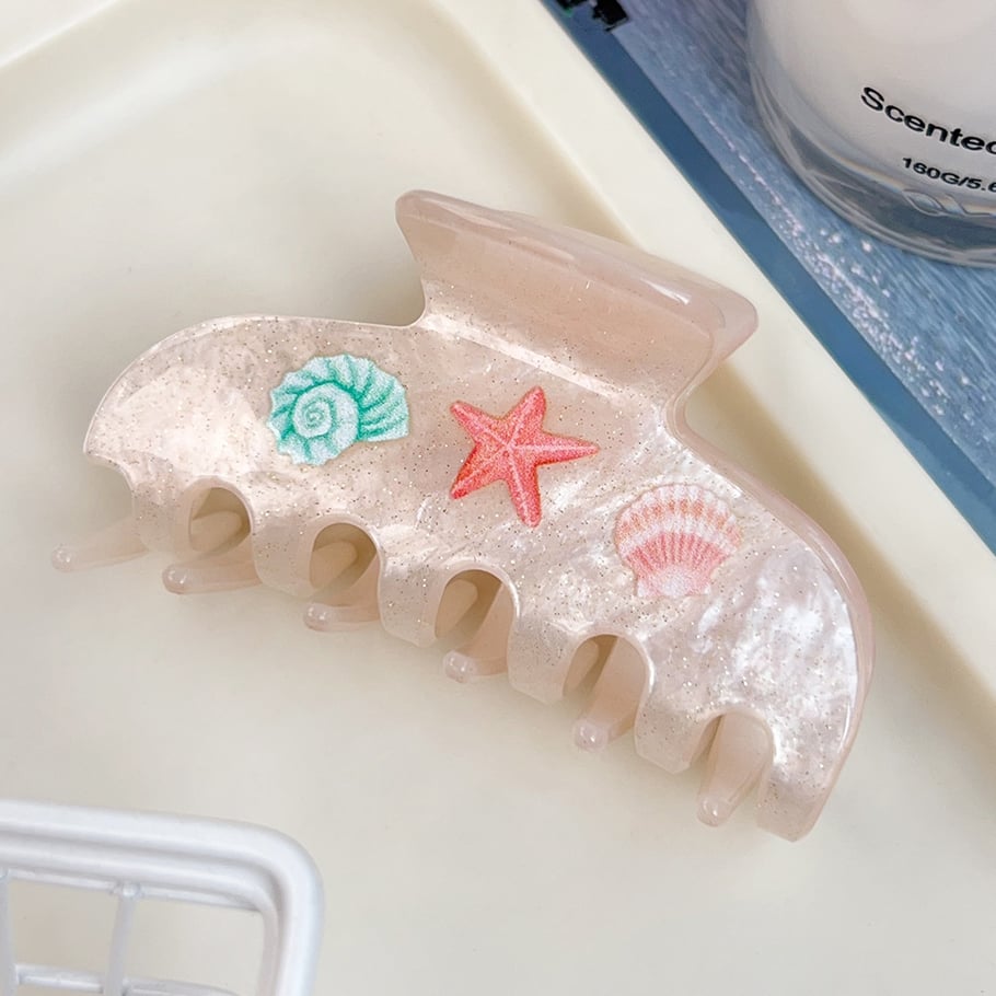 1 Piece Vacation Starfish Acrylic Women's Hair Claws 