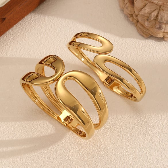 Brazalete de acero inoxidable con 1 pieza de declaración