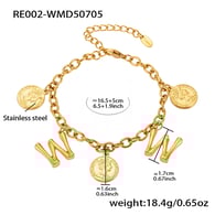 RE002-W Gold DIY Bracelet 16+5cm Picture5