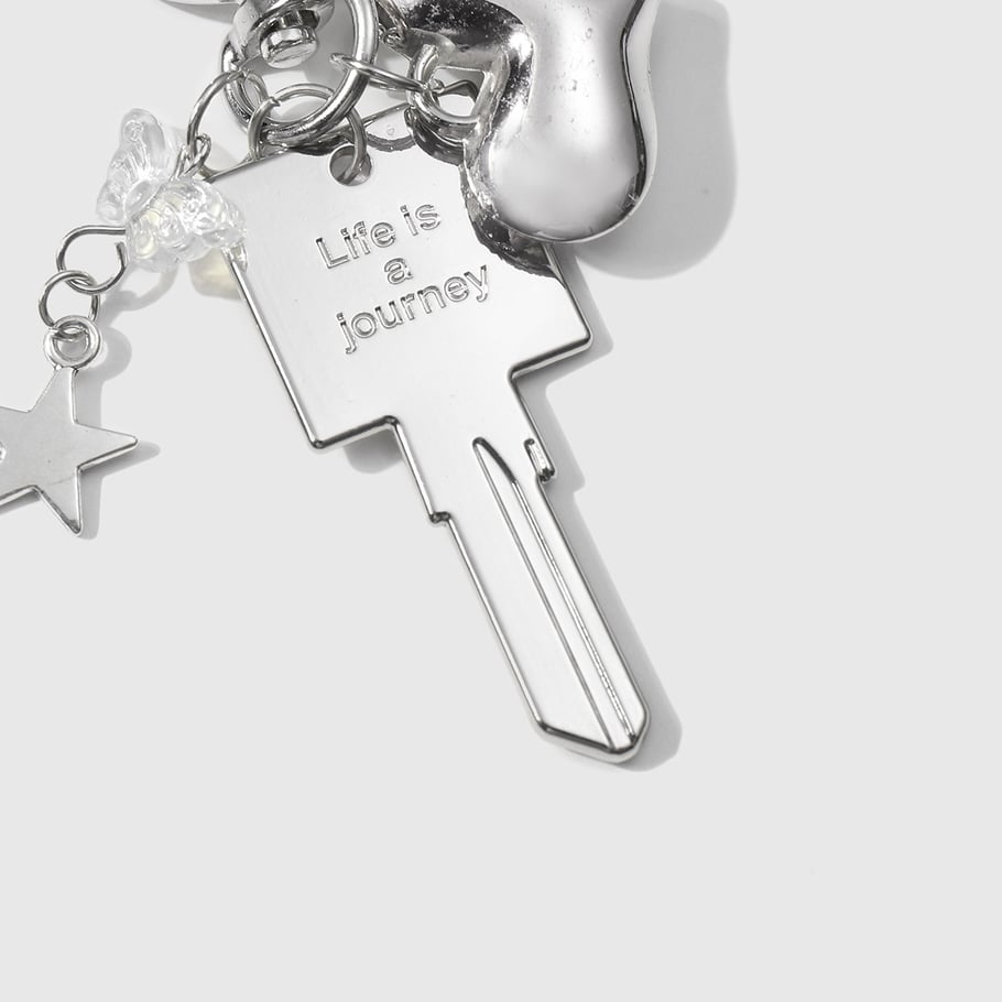 1 Piece Sweet Key Alloy Bag Charm Picture5