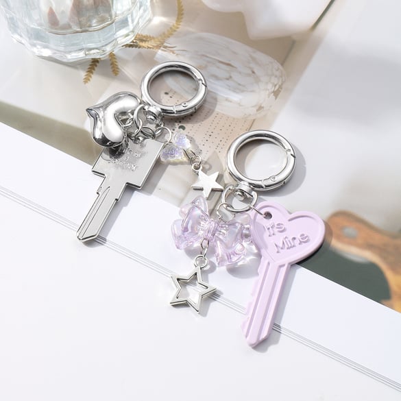 1 Piece Sweet Key Alloy Bag Charm