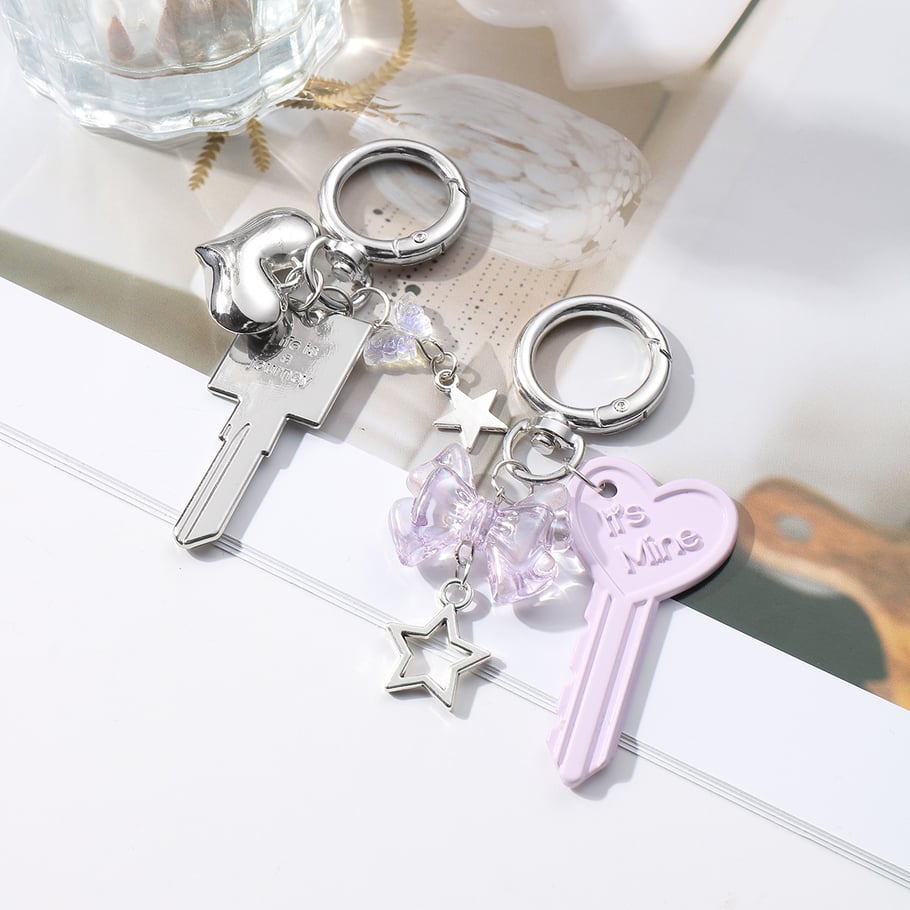 1 Piece Sweet Key Alloy Bag Charm Picture3
