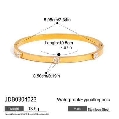 1 stuk delicate kersen roestvrijstalen goudkleurige damesarmbanden h5 