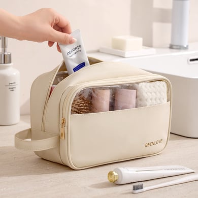 1 Pair Simple Series Simple Letter  Women's Makeup Bags h5 Picture2