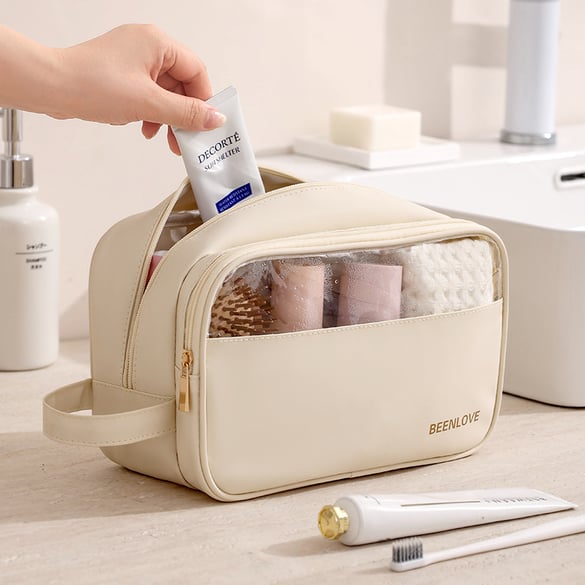 1 Pair Simple Series Simple Letter  Women's Makeup Bags 2