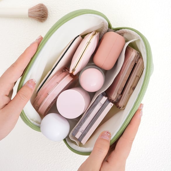1 Pair Simple Series Casual Solid Color Women's Makeup Bags 2