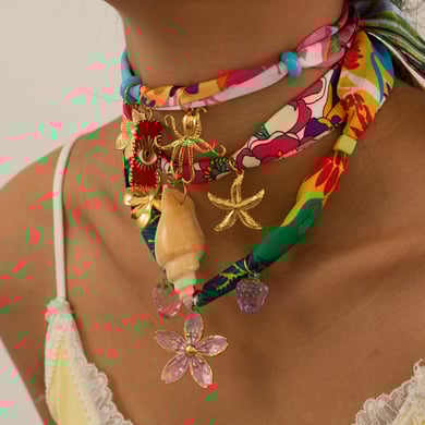 1 pezzo esagerato collana con ciondolo a forma di ferro di cavallo in acciaio inossidabile color oro da donna h5 Immagine2
