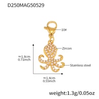 D250-Golden Octopus Pendant 1 Picture9