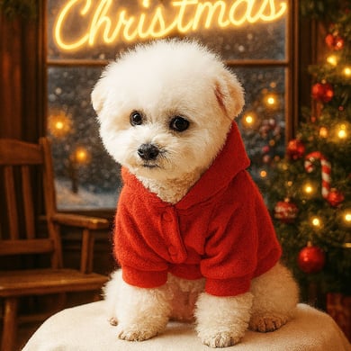 1 Piece Cute Christmas Pet Christmas Hoodie h5 Picture4