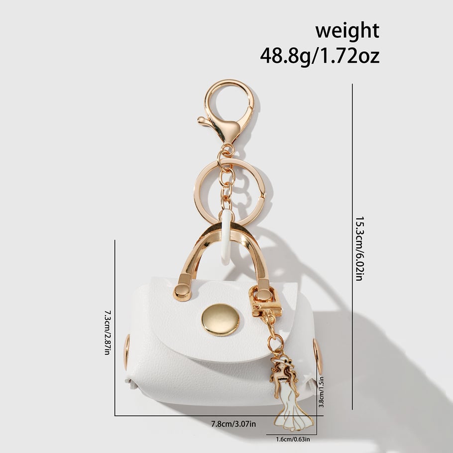 1 Piece Solid Color Mini Bag Charm Picture2