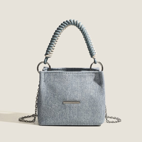1 Piece Daily Denim Twist Rayon Women's Handbags 2