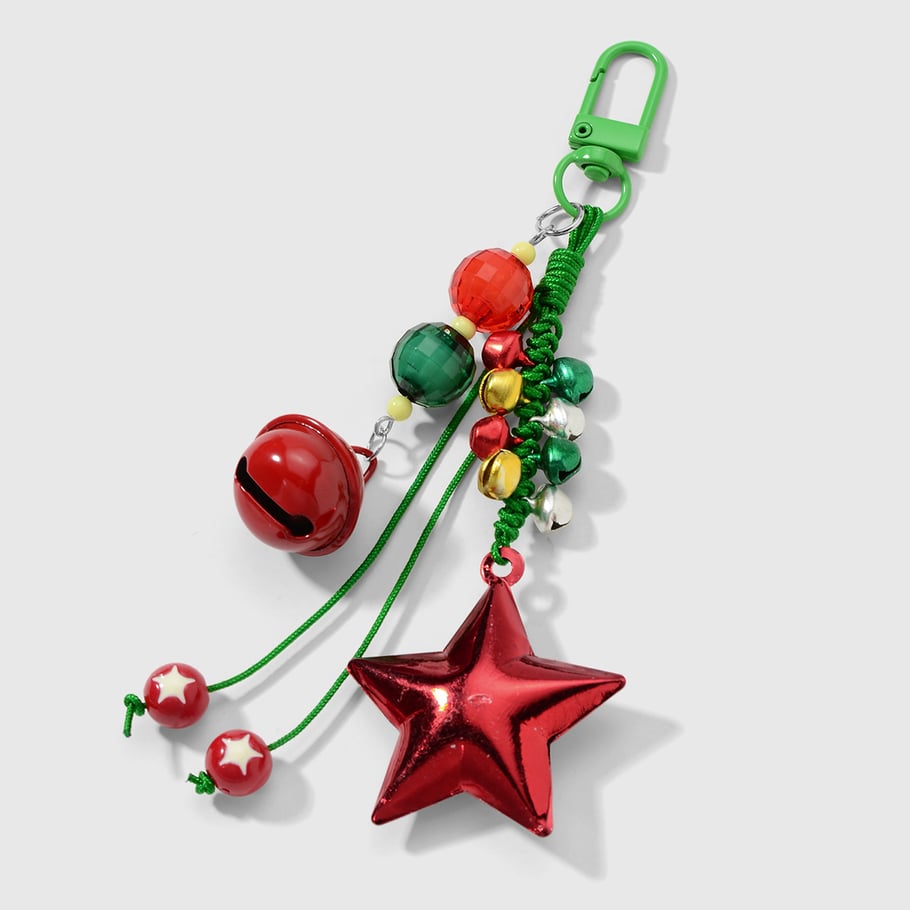 1 Piece Cute Heart Bow Knot Christmas Bag Charm Picture11