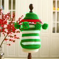 Colorful Christmas Sweater - Green and White/L Picture2