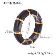 E678-Black Bracelet 55mm Picture8
