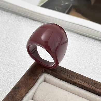 1 brazalete de resina con forma irregular retro h5 