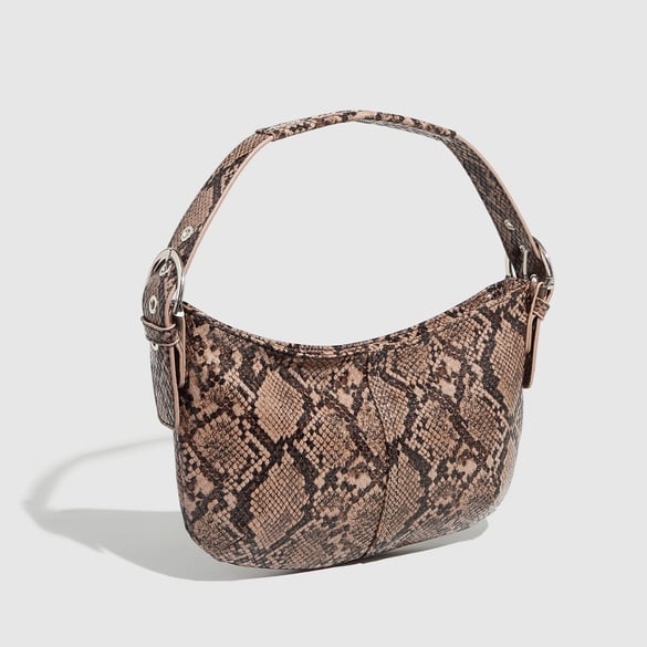 1 pieza de bolso de mano de PU con estampado de leopardo clásico de serie lujosa para mujer 2