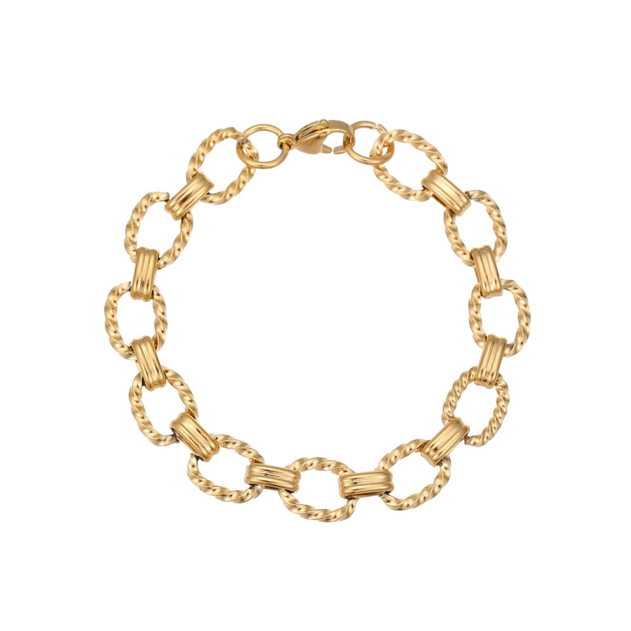 1 Piece Simple Series  Chain Stainless Steel Women's Chain Bracelets Picture5