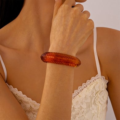 1 pulsera de acrílico con forma irregular h5 Imagen4