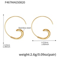 F467-Gold Ohrringe Bild2