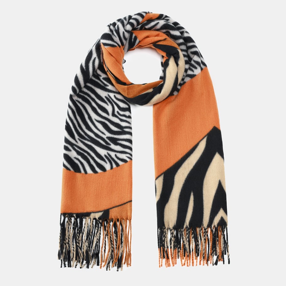 1 Piece Retro Leopard Print Rayon Women's Winter Scarves Picture3